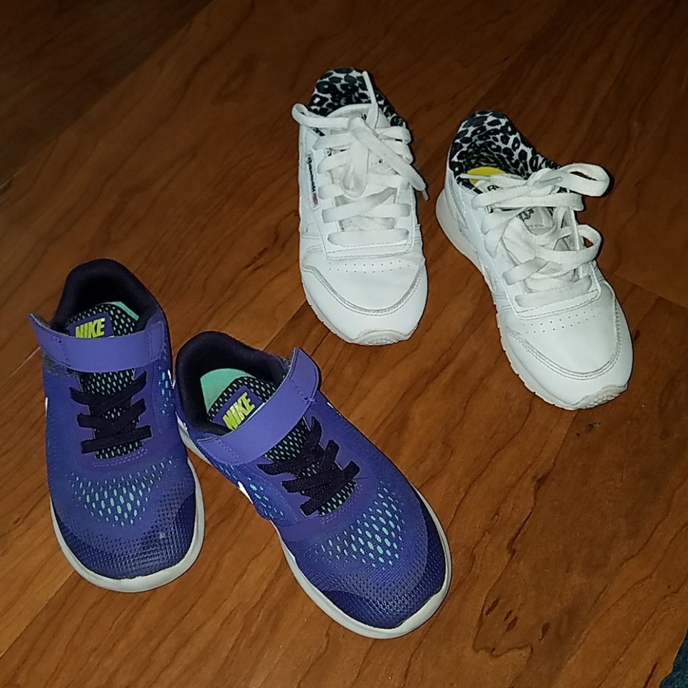 Nike  and Rebook sneakers